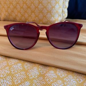 Maroon burgundy Erika Ray Bans